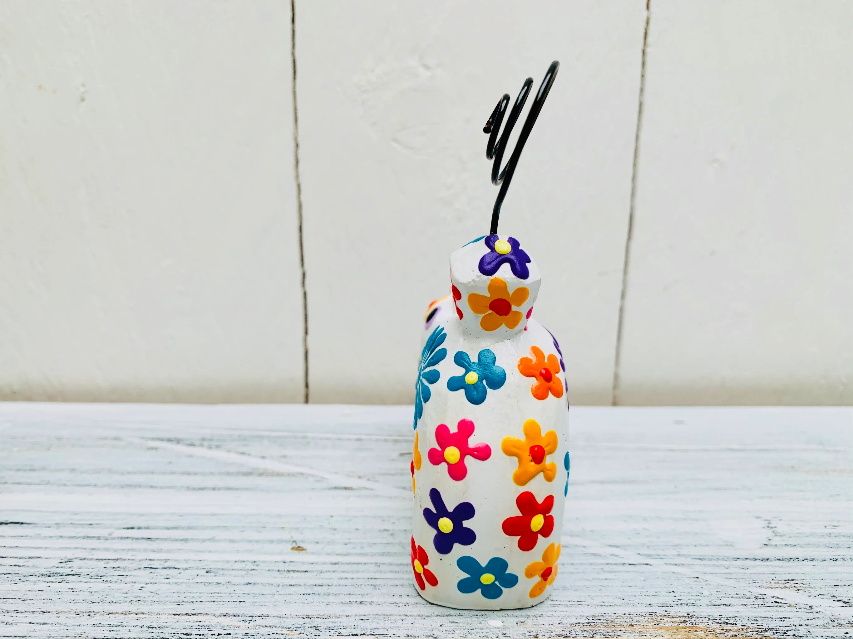 Arched Flower Kitty - WHITE - Image 4