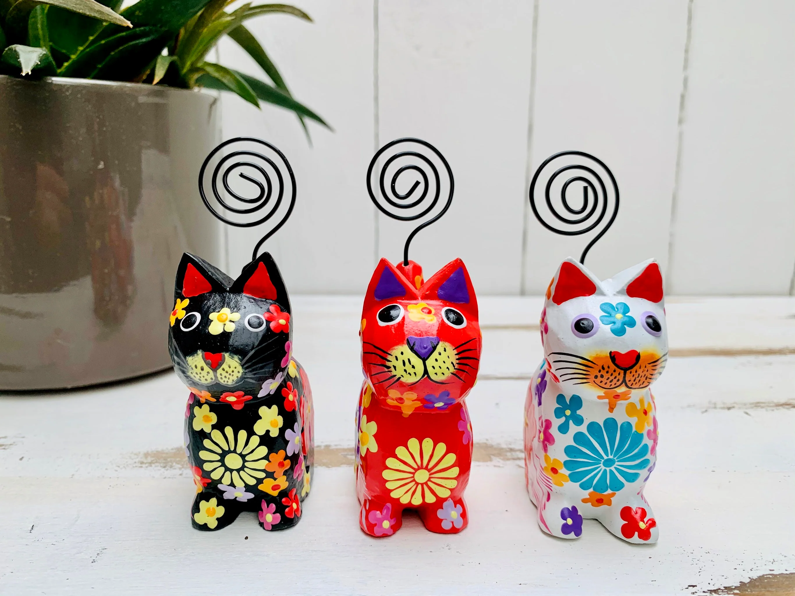 Sitting Flower Kitty - BLACK - Image 5