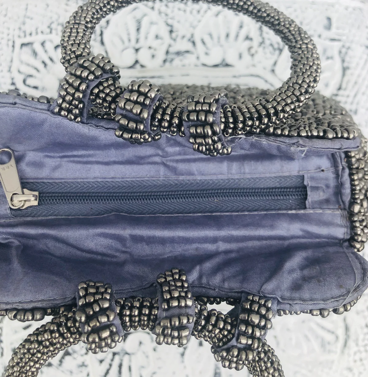 Venetia Handbag - Metallic Silver - Image 3