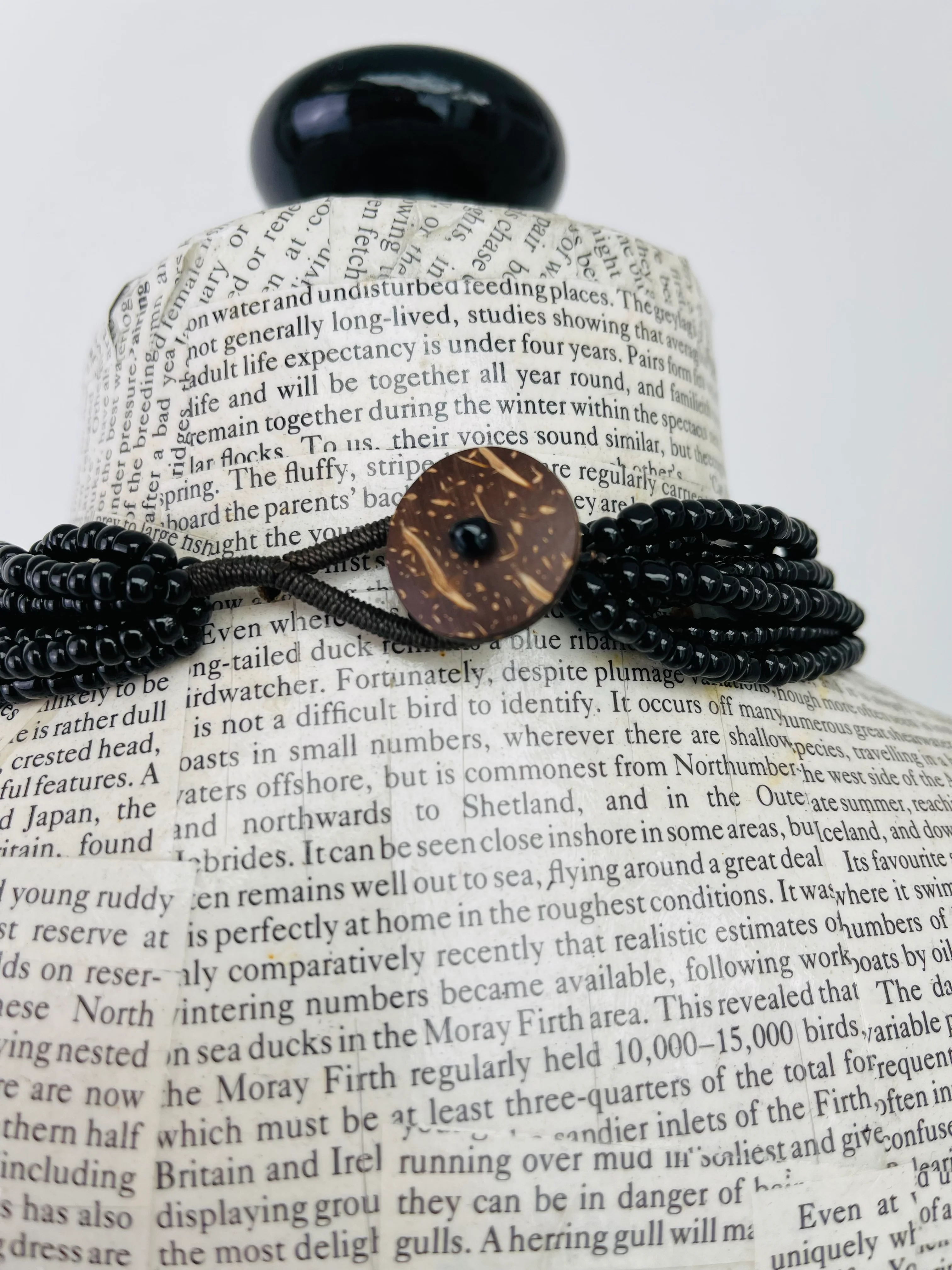 Alyssa Necklace - Black - Image 4