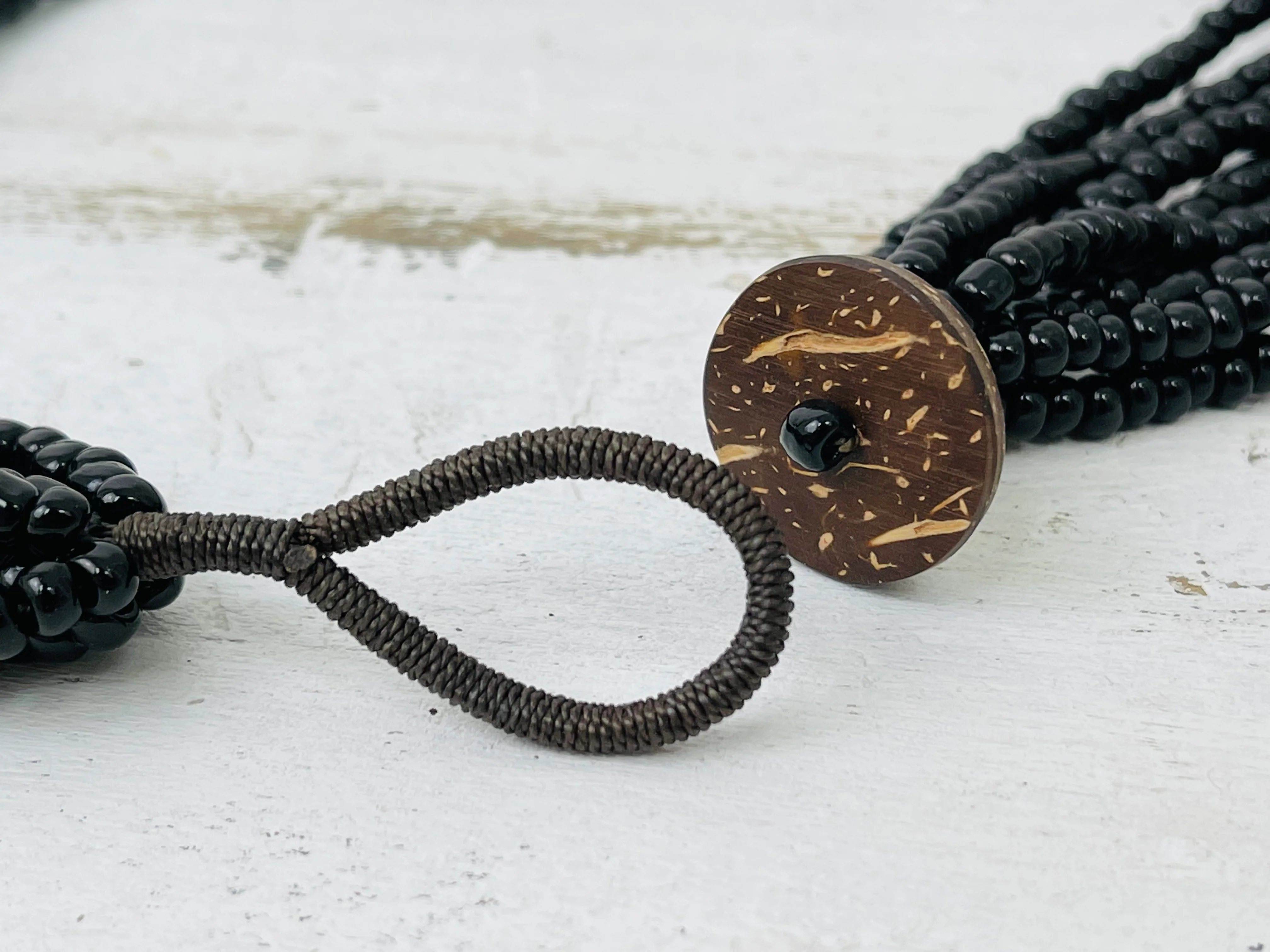 Alyssa Necklace - Black - Image 5